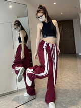 Varsity Maroon Tack Pants